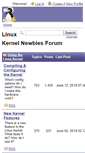 Mobile Screenshot of forum.kernelnewbies.org